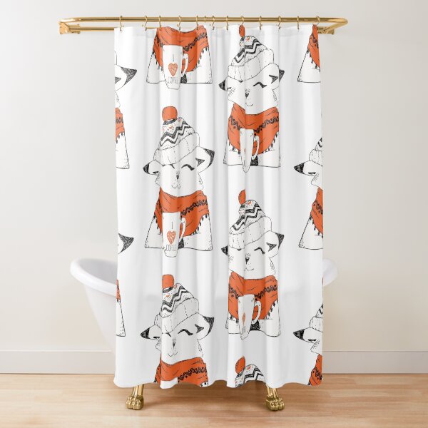 Item preview, Feline Frosty Mornings: Sip with a Snowy Companion designed and sold by EmeraldeaArt.