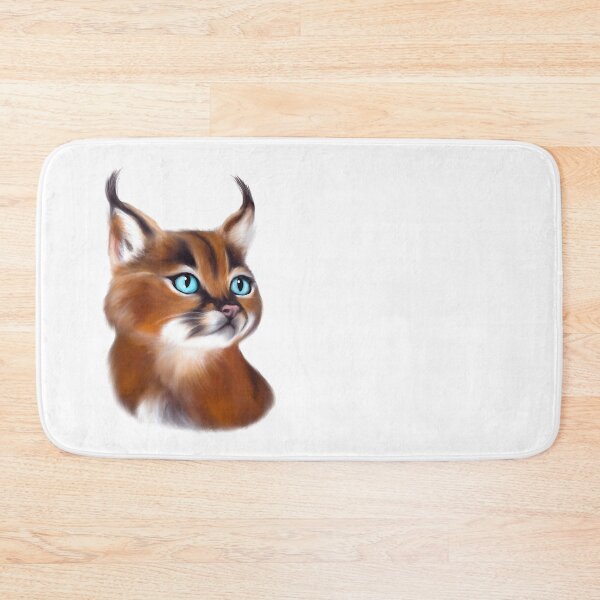 Item preview, Elegant Caracal cat acrylic/digital painting designed and sold by Funsize-Art.