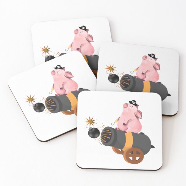 Item preview, Pirate Pig designed and sold by PiggyInk.