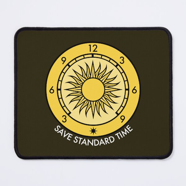 Item preview, Save Standard Time Logo and White Outer Ringed Wordmark designed and sold by Save Standard Time.