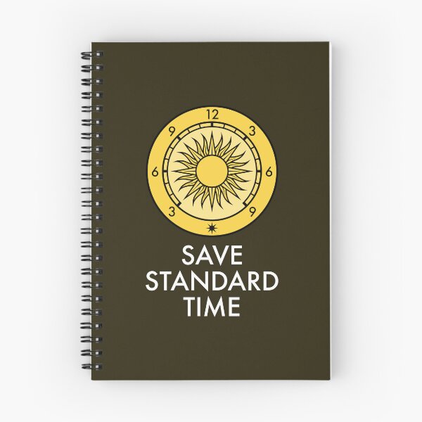 Item preview, Save Standard Time Logo and White, Vertical Wordmark designed and sold by Save Standard Time.