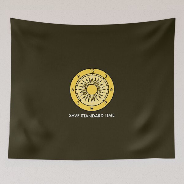 Item preview, Save Standard Time Logo and White Wordmark designed and sold by Save Standard Time.