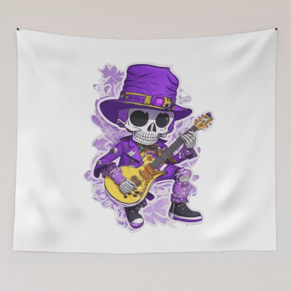 Item preview, skeleton with guitar designed and sold by Majkel & Majkel.