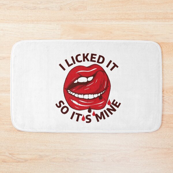 Item preview, Licking tongue / I licked it so its mine sexy red lips designed and sold by portrait4you.