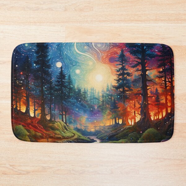 Item preview, Cosmic forest Realm Wallart designed and sold by Arcana13.