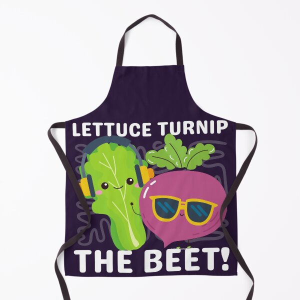 Item preview, Funny Lettuce Turnip The Beat Vegetable Food Music Pun Cute designed and sold by NearlyNow.