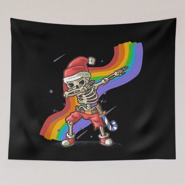 Item preview, Rainbow Rhythm Dancing Skeleton designed and sold by ElLocoMus.