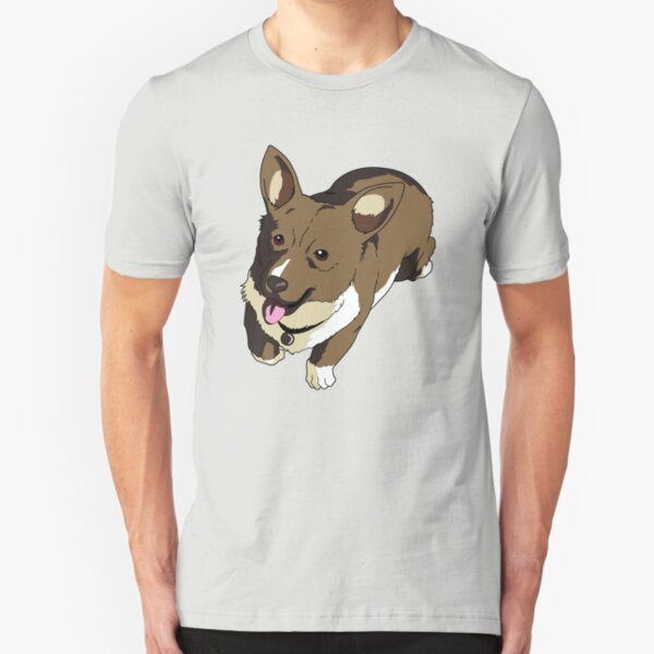 Corgi Ein The Data Dog Slim Fit T-Shirt