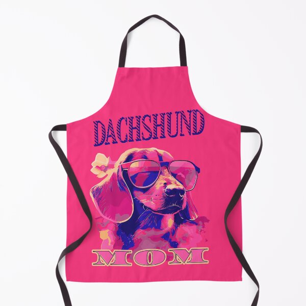 Item preview, Dachshund Dog Mom Pink Retro designed and sold by Hic21.