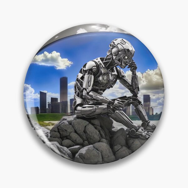 Item preview, Robot Thinker designed and sold by Glenburn Graphics.