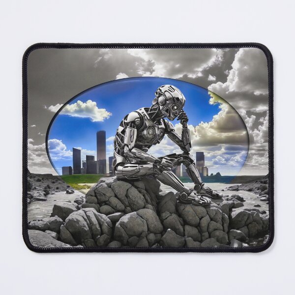 Item preview, Robot Thinker designed and sold by Glenburn Graphics.