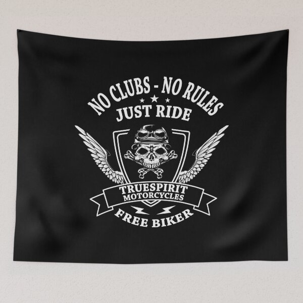 Item preview, NO CLUBS NO RULES JUST RIDE designed and sold by EBREH.