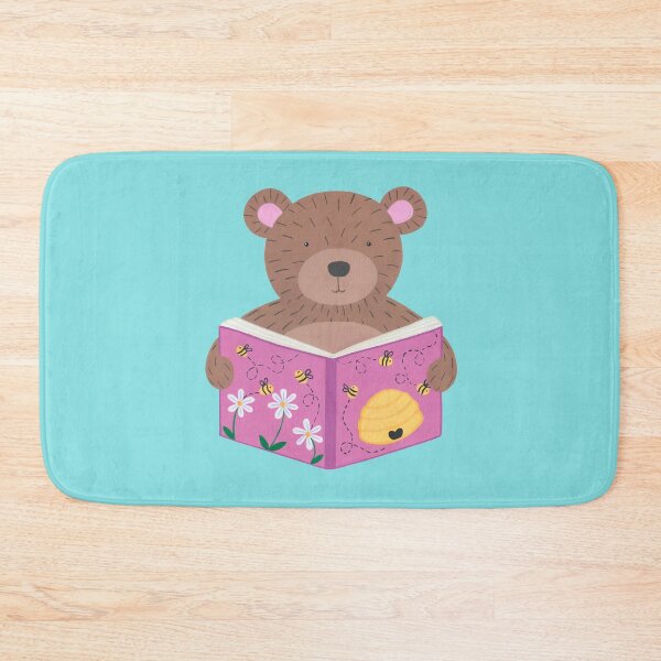 Item preview, Animals with books part 4 - Bear reading bee book designed and sold by NashTheArtist.