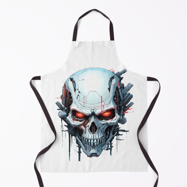 Item preview, Cyberpunk Skull in Neon Colors designed and sold by SchorlCraft.