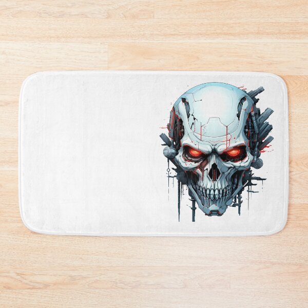 Item preview, Cyberpunk Skull in Neon Colors designed and sold by SchorlCraft.