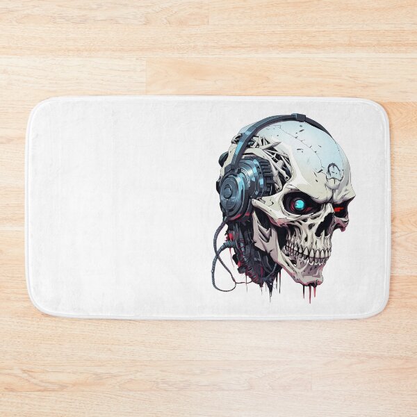 Item preview, Cyberpunk Skull in Neon Colors designed and sold by SchorlCraft.