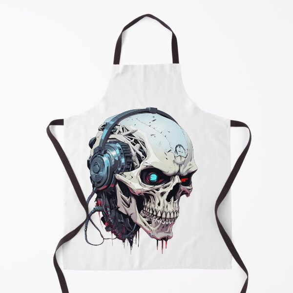 Item preview, Cyberpunk Skull in Neon Colors designed and sold by SchorlCraft.