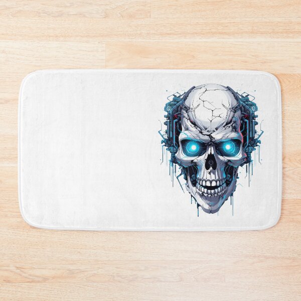 Item preview, Cyberpunk Skull in Neon Colors designed and sold by SchorlCraft.