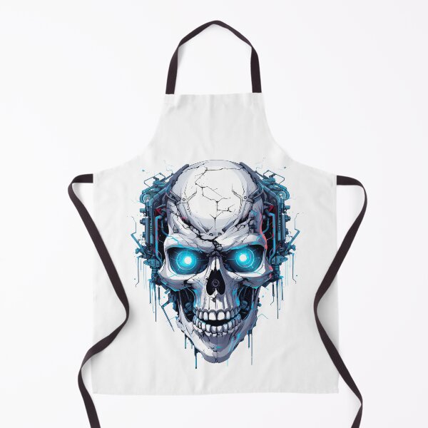 Item preview, Cyberpunk Skull in Neon Colors designed and sold by SchorlCraft.