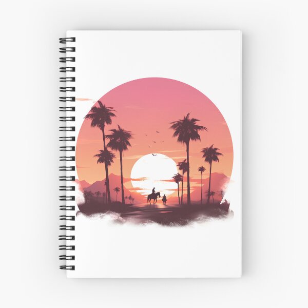 Item preview, Palm Tree Sunset with Horses designed and sold by LucasMinimal.