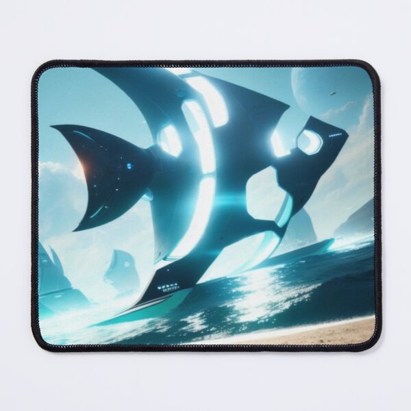 Item preview, Tropical Paradise (Futuristic Angelfish Design) designed and sold by Tavo04rodriguez.
