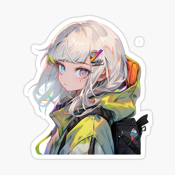 Cute Anime Girl Sticker for Sale by KLYPStickers