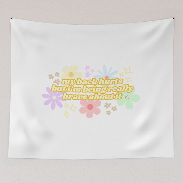 Item preview, My Back Hurts But I'm Being Really Brave About It (Yellow) designed and sold by Mollysb428.