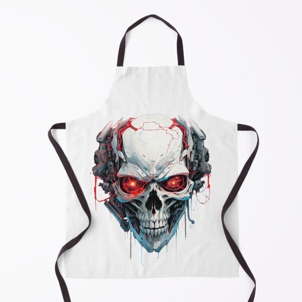 Item preview, Cyberpunk Skull in Neon Colors designed and sold by SchorlCraft.