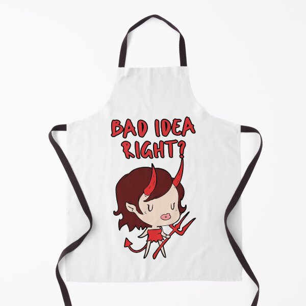 Item preview, Bad idea right - Cartoon devil designed and sold by ElLocoMus.