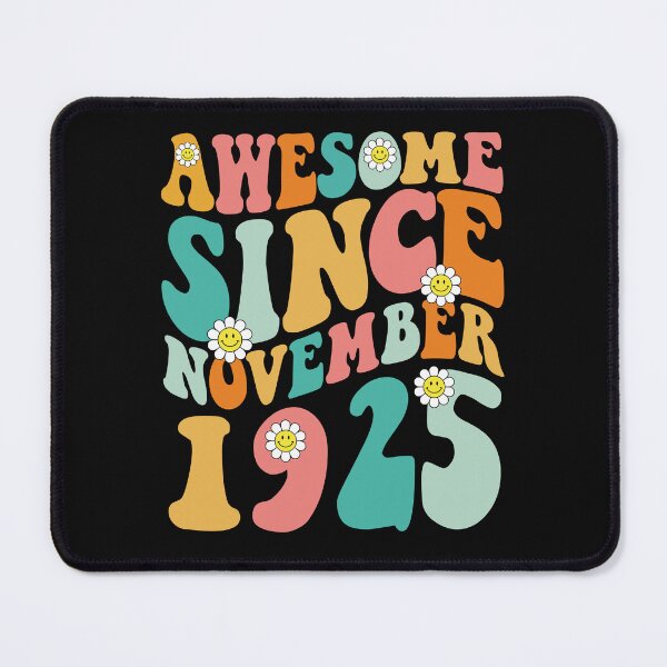 Item preview, Awesome Since November 1925 | Made In 1925 | Retro Groovy Birthday designed and sold by Christina-grich.