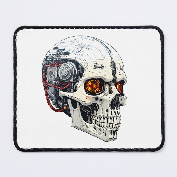Item preview, Cyberpunk Skull in Neon Colors designed and sold by SchorlCraft.