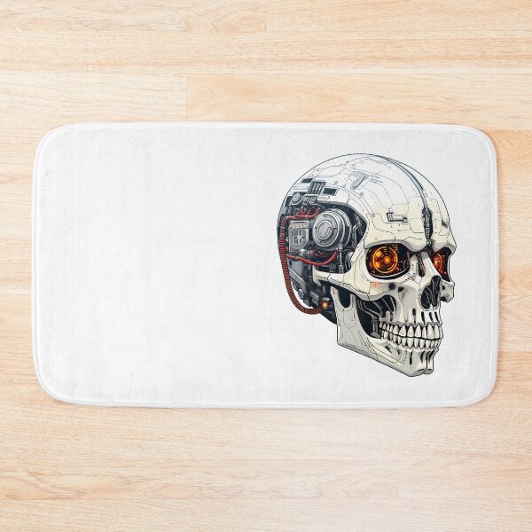 Item preview, Cyberpunk Skull in Neon Colors designed and sold by SchorlCraft.