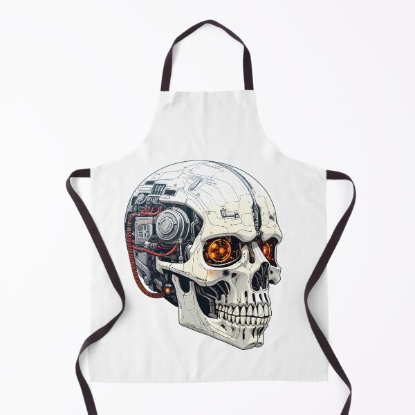 Item preview, Cyberpunk Skull in Neon Colors designed and sold by SchorlCraft.