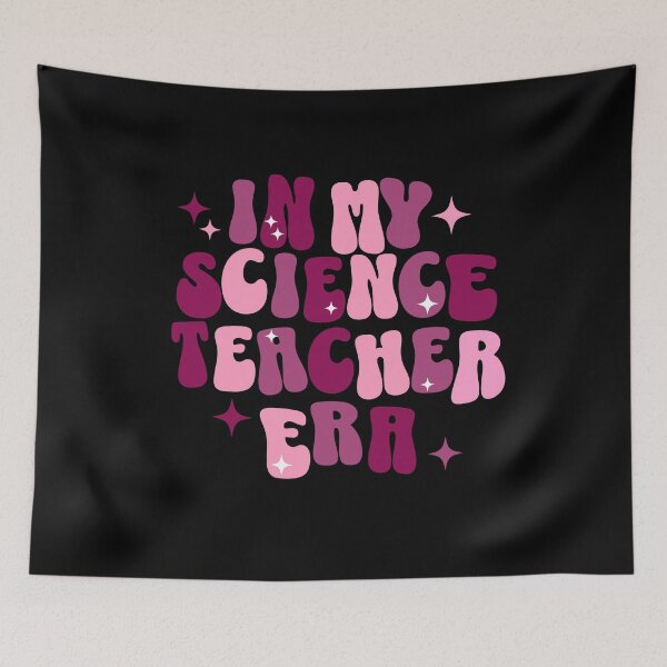 Item preview, Science Teacher | In My Science Teacher Era | Funny Teacher | Retro | Groovy Pink | Biology Chemistry Physics designed and sold by ShoniwDesigns.