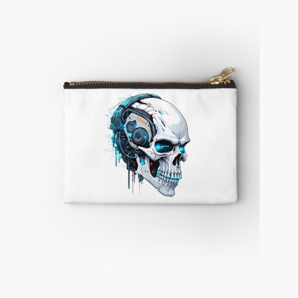 Item preview, Cyberpunk Skull in Neon Colors designed and sold by SchorlCraft.