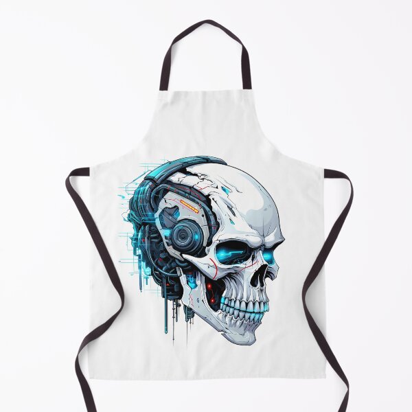 Item preview, Cyberpunk Skull in Neon Colors designed and sold by SchorlCraft.