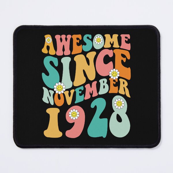 Item preview, Awesome Since November 1928 | Made In 1928 | Retro Groovy Birthday designed and sold by Christina-grich.