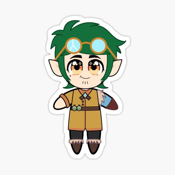 Belos Hunter TOH Plushie Style Sticker for Sale by SabSackStore