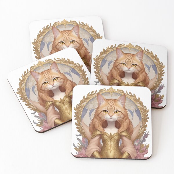 Item preview, Cat Gold 15 designed and sold by ThanaDesign.