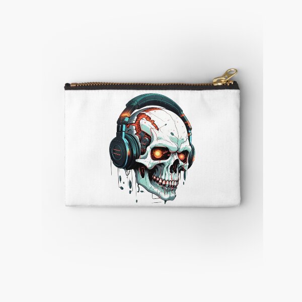 Item preview, Cyberpunk Skull in Neon Colors designed and sold by SchorlCraft.