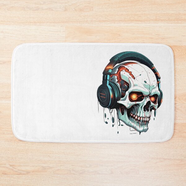 Item preview, Cyberpunk Skull in Neon Colors designed and sold by SchorlCraft.