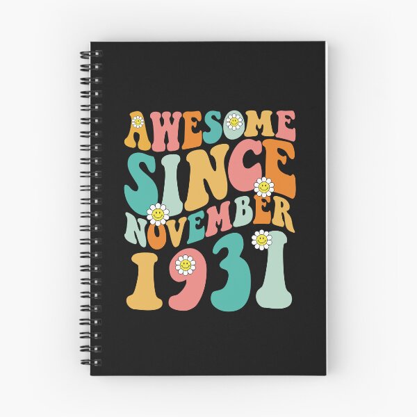 Item preview, Awesome Since November 1931 | Made In 1931 | Retro Groovy Birthday designed and sold by Christina-grich.