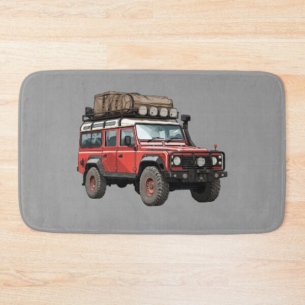 Item preview, Red Camping Rig 4x4 Vehicle - Digital Art - Outdoor Sticker Series 1 | WanderUpNorthCo. designed and sold by WanderUpNorth.