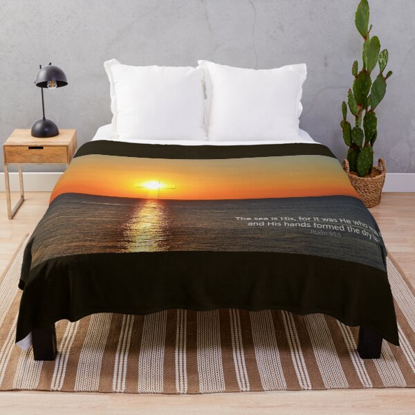 Item preview, The Sea Is His Bible Verse Psalm 95.5 designed and sold by Sharon Cummings Art.