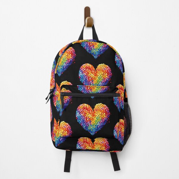 Item preview, Dotted Rainbow Heart in Colorful Realism and Bold Blobs designed and sold by Brand Uno Studio.