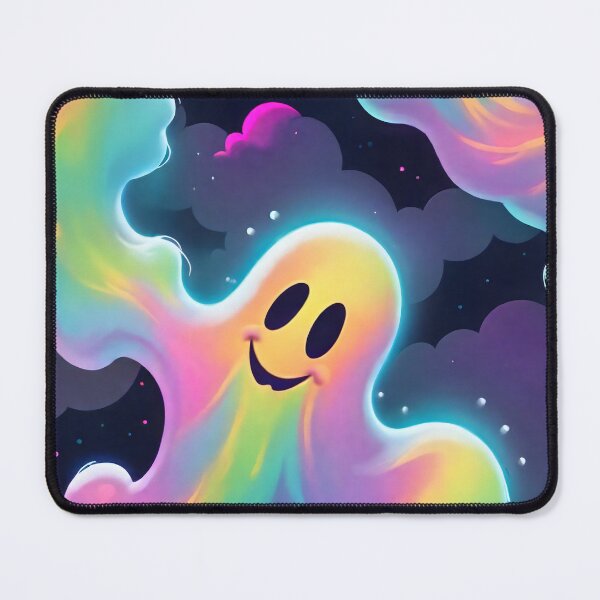 Item preview, Cute, Happy, Colourful Ghost. Repeating Allover Print designed and sold by Image-Caption.