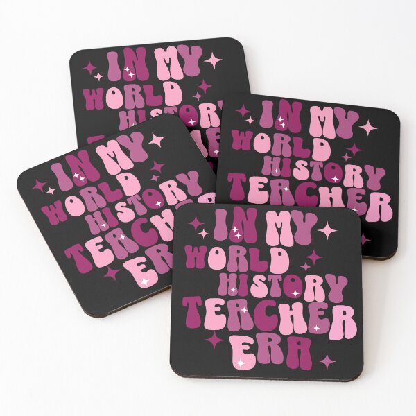 Item preview, World History Teacher | In my World History Teacher Era | Funny Teacher | Retro | Groovy Pink | Social Studies designed and sold by ShoniwDesigns.