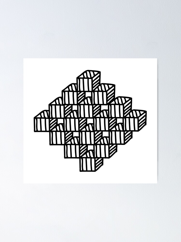 Thumbnail 1 of 3, Poster, Creative cubes designed and sold by Creavision.