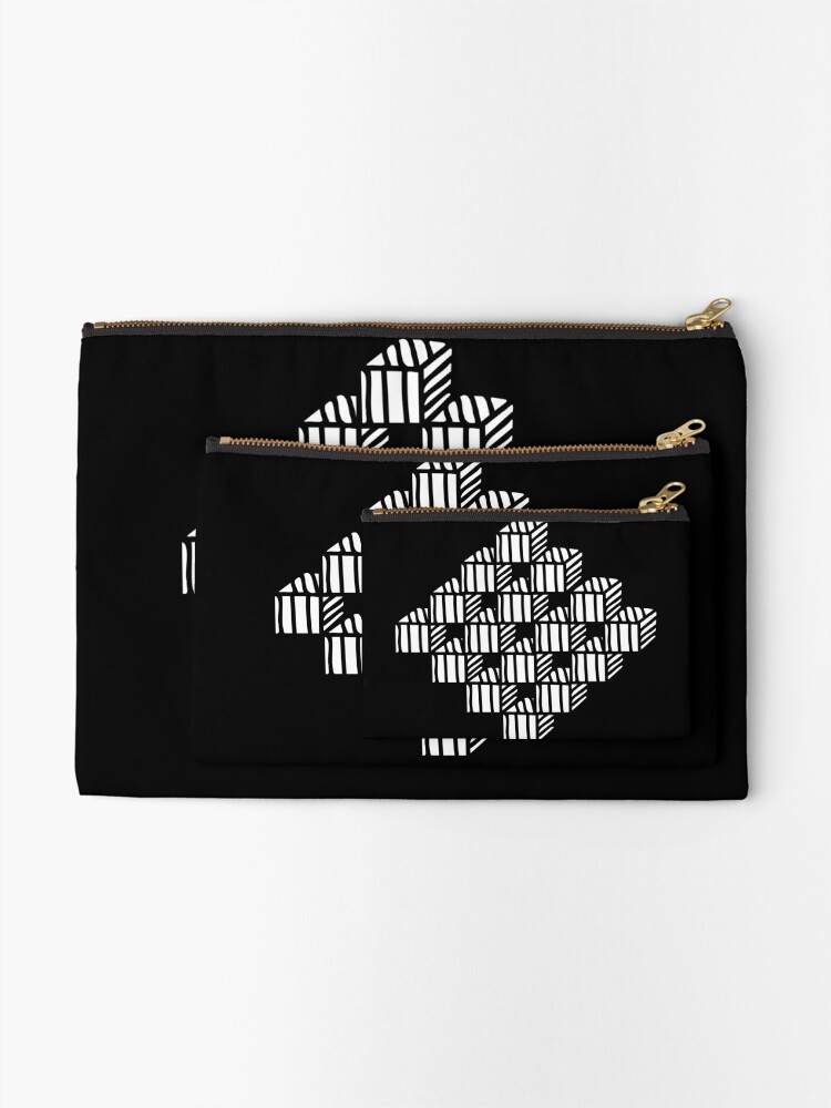 Thumbnail 2 of 4, Zipper Pouch, Creative cubes designed and sold by Creavision.