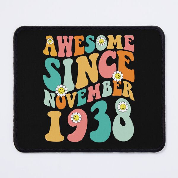 Item preview, Awesome Since November 1938 | Made In 1938 | Retro Groovy Birthday designed and sold by Christina-grich.